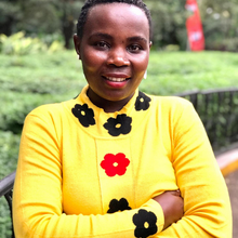 Dianah Nkamusiima, founder of the Kigezi Women Football Tournament