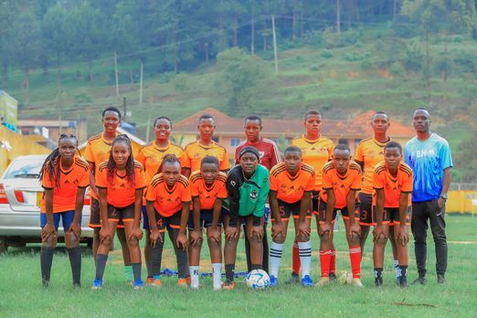 one of our teams lined up for a group photo